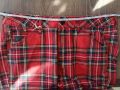 Дамски панталон G-Star RAW®  5622 3D MID BOYFRIEND MILK/POMPEIAN RED CHECK, размери W25;29  /288/, снимка 7