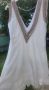 Бяла елегантна рокля , снимка 1 - Рокли - 45920343