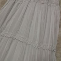 УНИКАЛНО КРАСИВА снежнобяла памучна рокля с дантела , снимка 3 - Рокли - 45112707