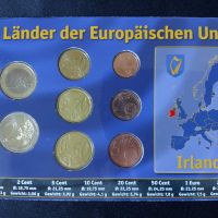Ирландия 2003 - 2008 - Евро Сет - комплектна серия от 1 цент до 2 евро , 8 монети, снимка 3 - Нумизматика и бонистика - 45526364