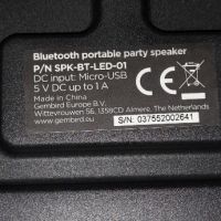 Тонколонка Gembird SPK-BT-LED-01 Bluetooth Намаление , снимка 7 - Bluetooth тонколони - 45732701