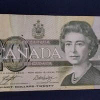 20 долара Канада 1991г , снимка 1 - Нумизматика и бонистика - 45664771