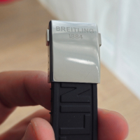 Каучукова каишка за Breitling 22mm, снимка 3 - Каишки за часовници - 45018387