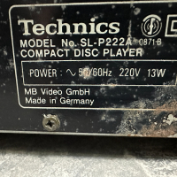 Technics SL-PG222A - CD Player Сиди Плеър, снимка 7 - Декове - 45012134