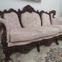 Италианска барокова гарнитура, снимка 10 - Дивани и мека мебел - 45373658