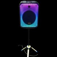 Bluetooh Karaoke Speaker NDR 102B - Красив LED високоговорител със 7 режима, снимка 5 - Bluetooth тонколони - 45427604