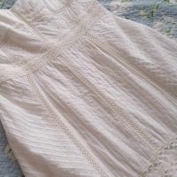 Дантелена миди рокля без ръкави Nanette Lepore в бяло Us2/EU 34, снимка 5 - Рокли - 45263356