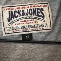 Jack & Jones Пролетно зелено яке с качулка и джобове S размер 💚, снимка 5 - Якета - 44993544