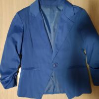 Дамско синьо сако S размер!, снимка 2 - Сака - 45509483