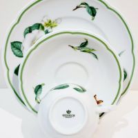 Три тройни комплекта и плато Heinrich Villeroy & Boch Flora Camelia., снимка 12 - Сервизи - 45349892