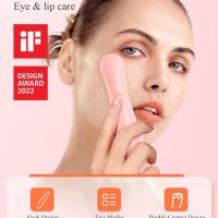 TOUCHBeauty Масажор за очи EMS, против бръчки с нагряване и вибрация, 2 режима, AG-1883 (розов), снимка 2 - Масажори - 45508035