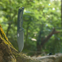 Нож с фиксирано острие Oknife Fortitude - Зелен D2 стомана с покритие Ceracote, снимка 10 - Ножове - 45008161