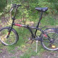 Сгъваем велосипед  FOLDING  20", снимка 2 - Велосипеди - 45225861