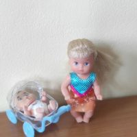 Малка кукличка с количка и бебе, снимка 7 - Кукли - 45317179