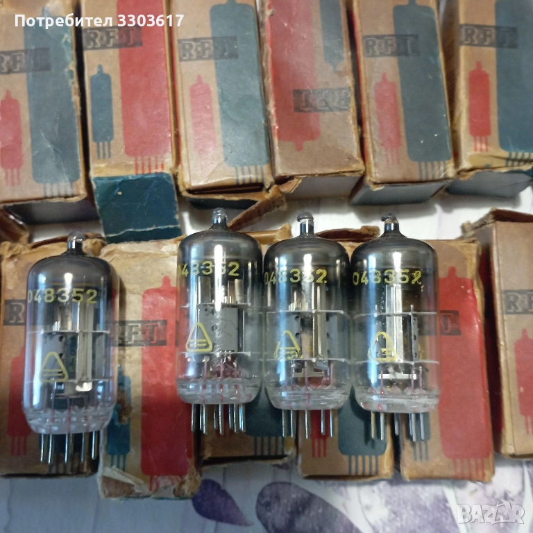 ECC81 RFT  радиолампи, снимка 1