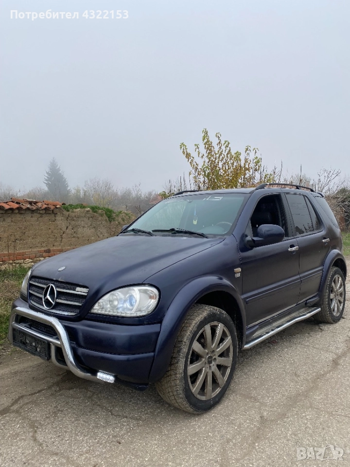 Продава се на части може и цял/ ръчка w163 230.Газ/Бензин 150кс с перфектен мотор и скорости 20.цола, снимка 1