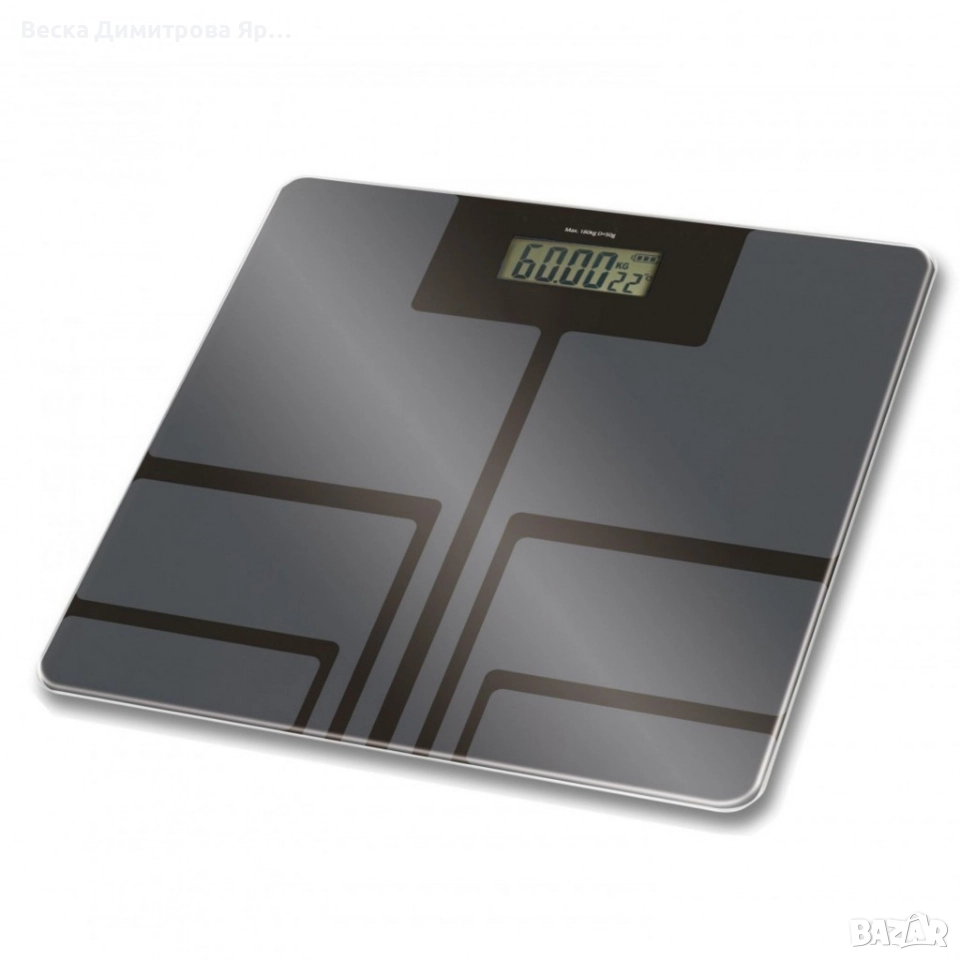 Кантар за тегло дигитален Rosberg, батерия (не е вкл.), LCDекран, 180кг., 2 ГОДИНИ ГАРАНЦИЯ, снимка 1