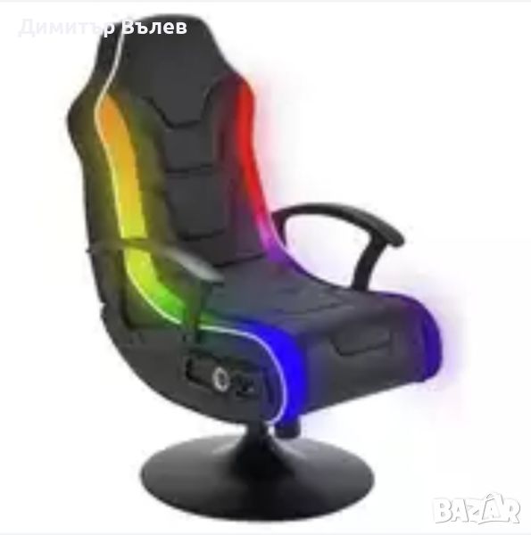 Игрален стол X-Rocker Junior
2.1 Audio  Gaming chair  LED , снимка 1