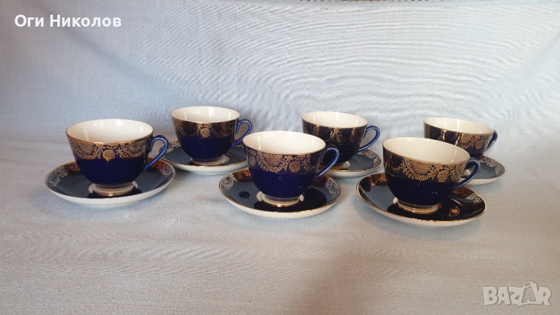 Луксозен сервиз за чай- "ЛФЗ " - Русия, снимка 1