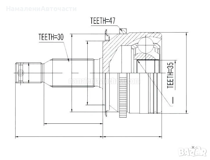 Предно външно каре 3815A181 NPZMS006 Mitsubishi Pajero Sport, снимка 1