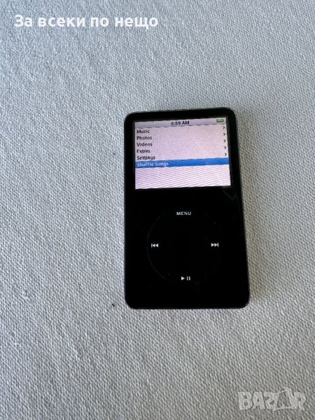 Айпод Apple iPod Classic 5th Generation Black A1136 30GB EMC 2065 Айпод Apple iPod Classic 5th Gener, снимка 1