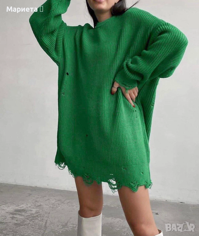 Туника с накъсани ефекти, снимка 1