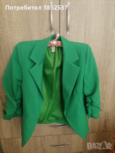 дамско сако - яркозелено, снимка 1
