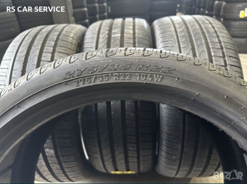 275/35/22 4броя/900лв  Pirelli, 6.0mm, DOT22 Тел-0876071687, снимка 1