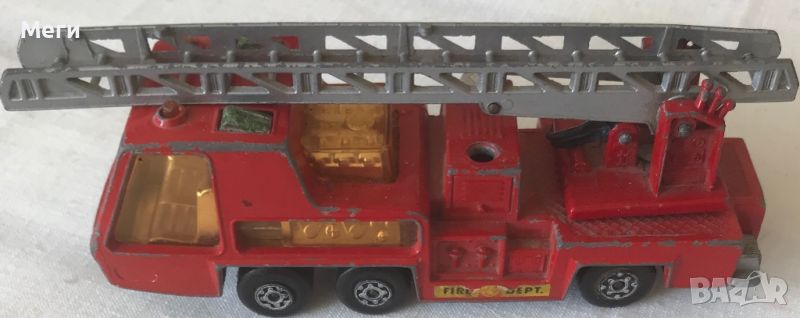 Колекционерска Количка Matchbox Super King Transporter K9 Fire Tender 1972, снимка 1