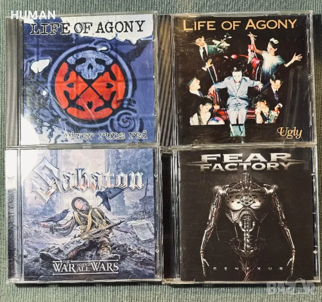 Life Of Agony-Sabaton-Fear Factory , снимка 1