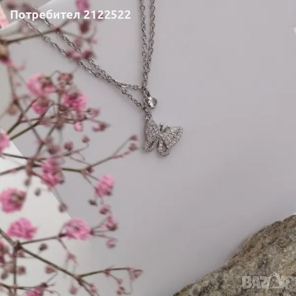 Гривни за крак от неръждаема стомана с мъниста, снимка 1