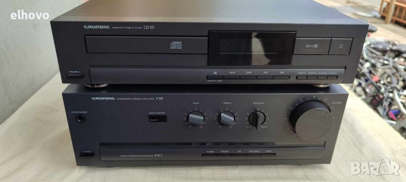 Стерео усилвател, cd player Grundig, V101, CD101, снимка 1