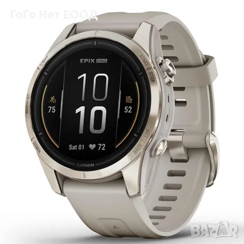 Garmin epix Pro (Gen 2)  - Soft Gold с Light Sand каишка I 42 mm, снимка 1