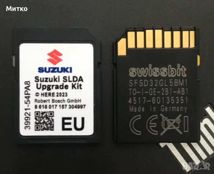 Оригинална Сд Карта 2024 Suzuki SLDA BOSCH Sd Card Europe Swift SX4 S-Cross Vitara Baleno Ignis, снимка 1