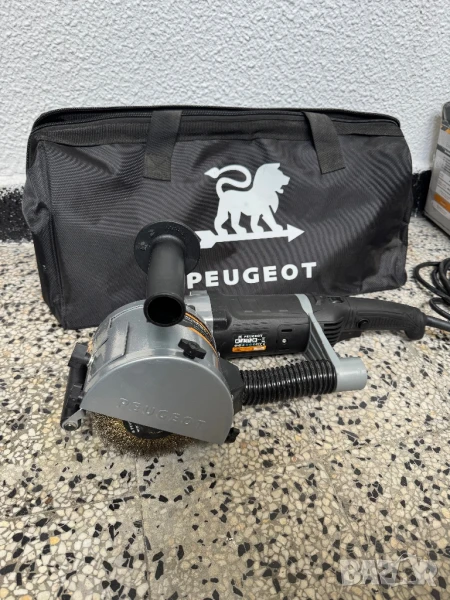 Електрически Ролков Шлайф Peugeot EnergyBrush 1500, Абразивна Четка 120мм + Сак! , снимка 1