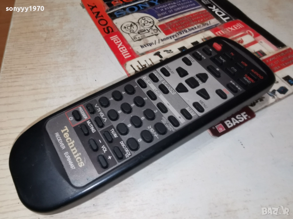 TECHNICS EUR646497 RECEIVER REMOTE-ВНОС SWISS 1312251936, снимка 1