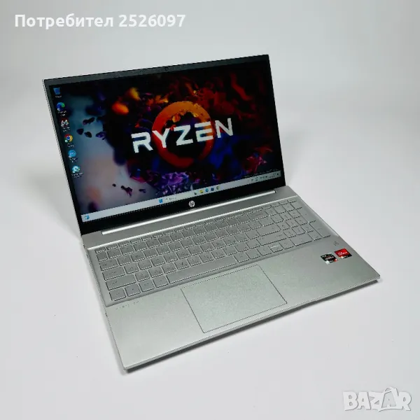 HP Pavilion 15/FHD IPS/Ryzen 3 5300U/12GB DDR4/256GB NVMe/Подсветка, снимка 1