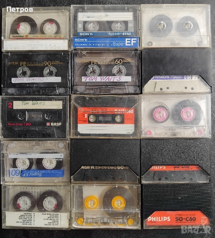 15 бр. албуми на касетки на Том Уейтс , снимка 1