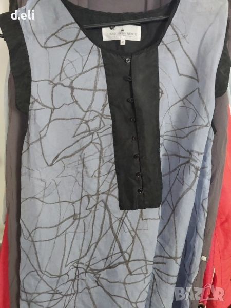 Charlotte Eskildsen Size L 100% Коприна, снимка 1