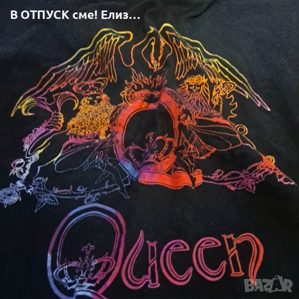  Тениска на групата Queen Фреди Меркюри Оригинален мърч тениска дамска, снимка 1