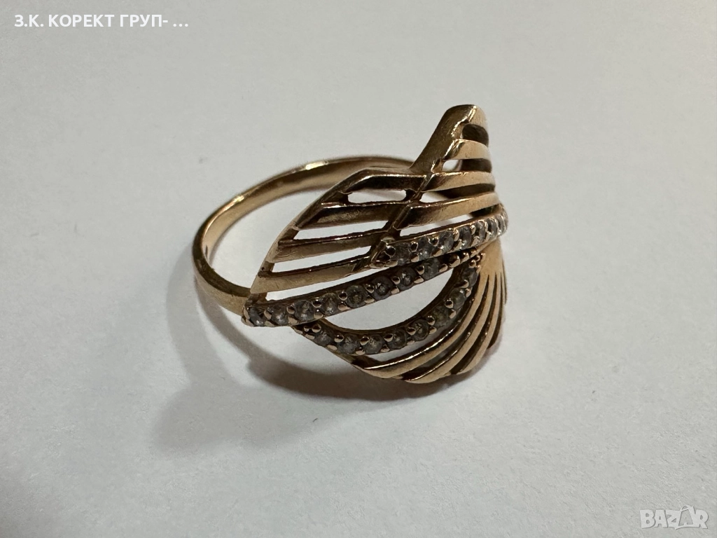 Златен пръстен 14к, 2.48гр, снимка 1