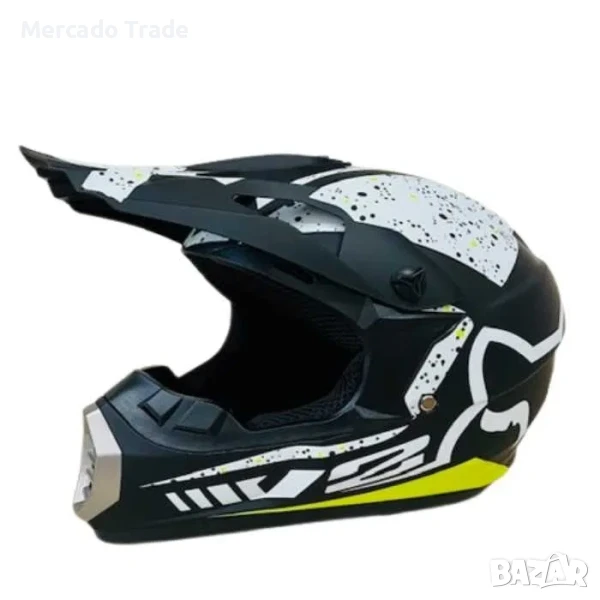 Кросова каска Mercado Trade, За мотор, Атв, Вело, S и M размер, V2, снимка 1