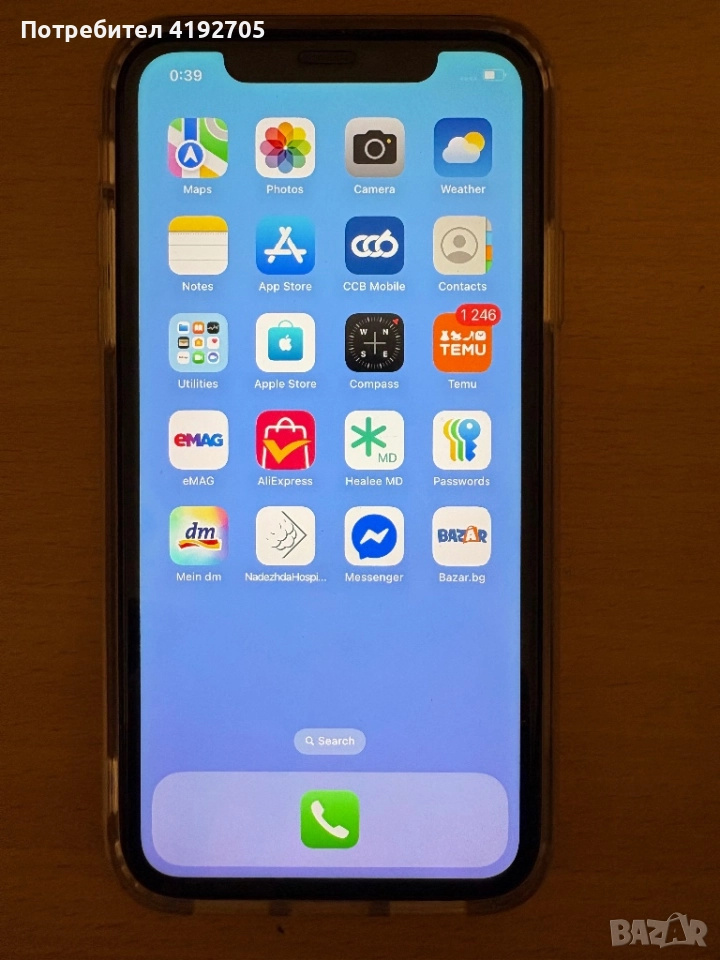 Продавам запазен IF11,128GB,бял цвят, снимка 1