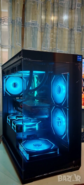 Продавам Яко Геймърско РС Intel I5 14600K/32Gb D5/1Tb SSD/RTX 3080 10Gb/Гаранция, снимка 1
