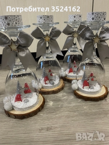 Свещник Коледа, снимка 6 - Декорация за дома - 52032297