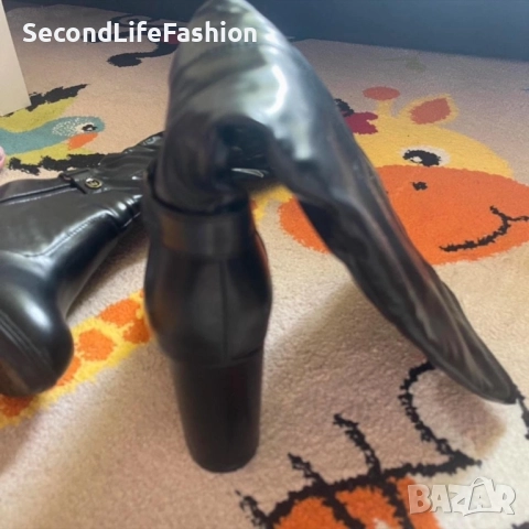 Дамски ботуши Paolo Bocelli от изкуствена кожа размер 37 , снимка 4 - Дамски ботуши - 52598317