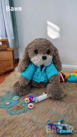 Ръчно плетено кученце, снимка 1