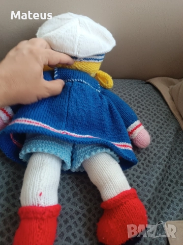 Плетена моряшка кукла Шерлот, снимка 3 - Кукли - 51457231