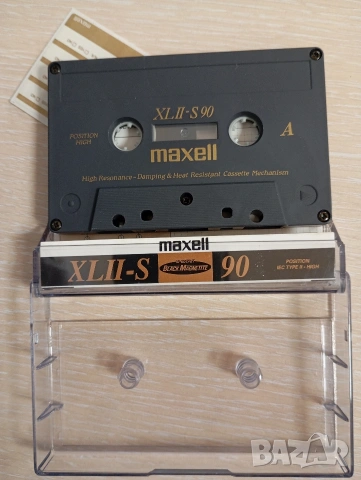 Maxell XL II 90 Maxell XL II S 90 хромни аудио касети, снимка 4 - Аудио касети - 54229295