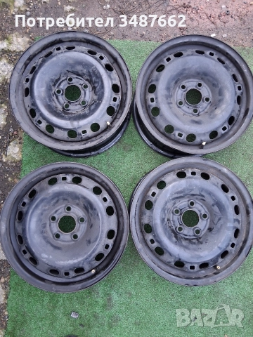 15цола метални за VW Audi 5×100 6J ×15 ет43 ц.57.1мм 